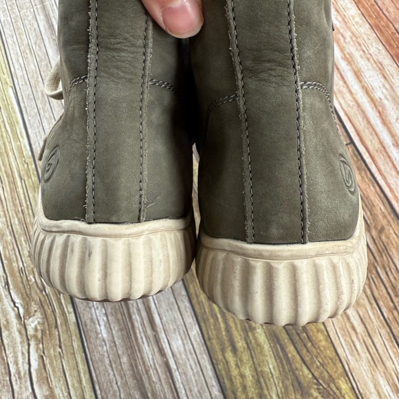 Remonte by Rieker Green Leather Dorndof Liv Side Zip Booties Women's Size 40 - Picture 4 of 6